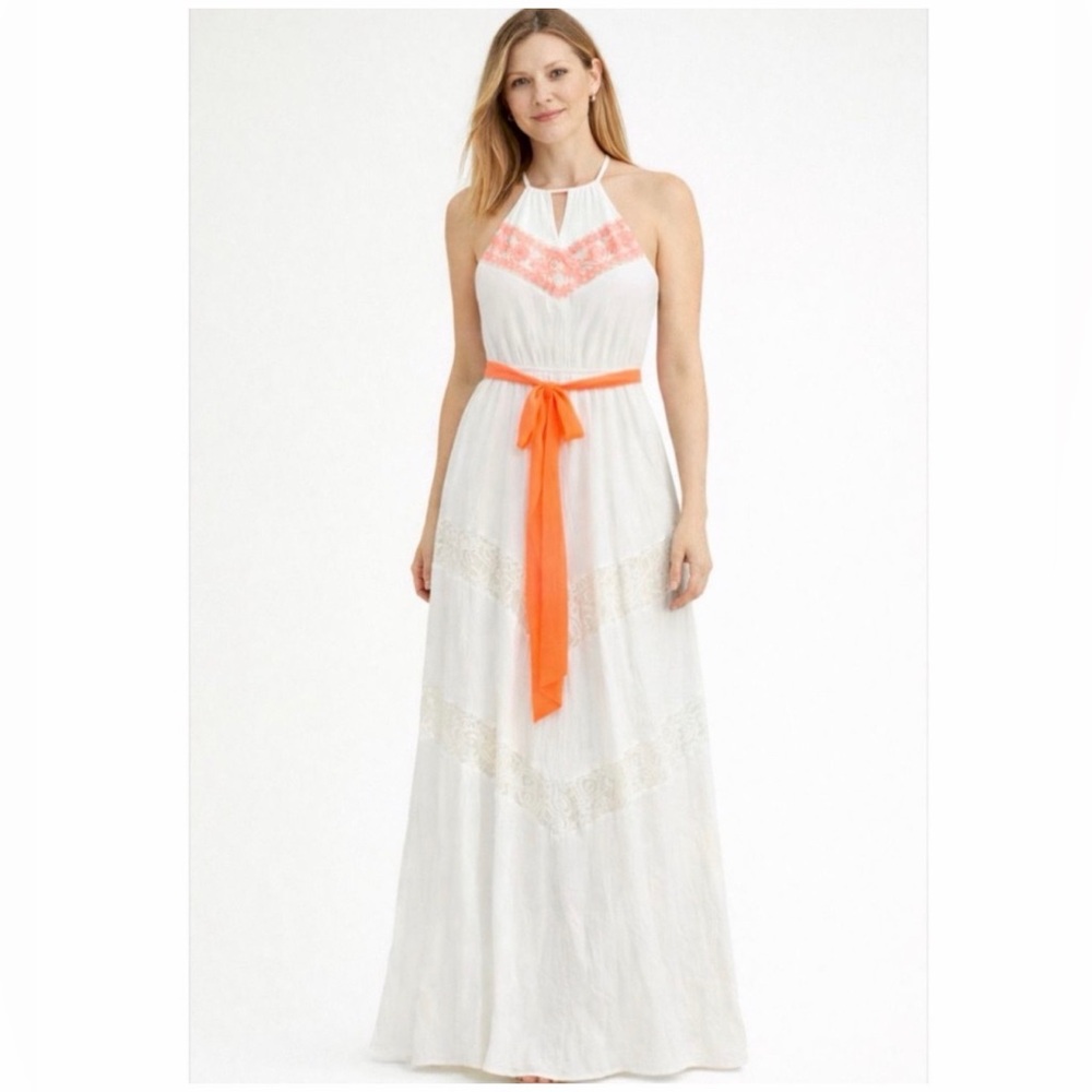 Flying Tomato Boho Halter Top Maxi Dress